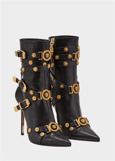 versace set boots|Versace high heel boots.